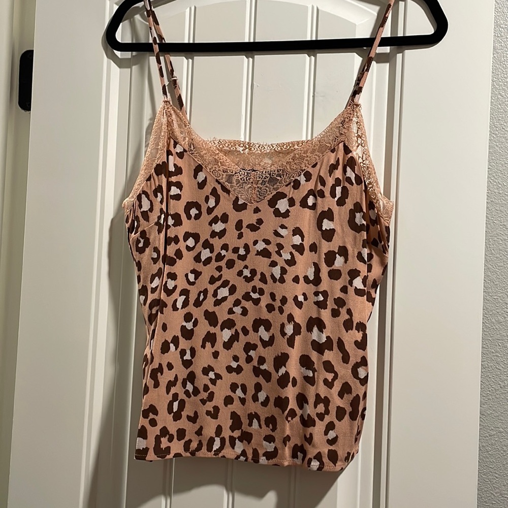 Forever 21 lace cheetah cami